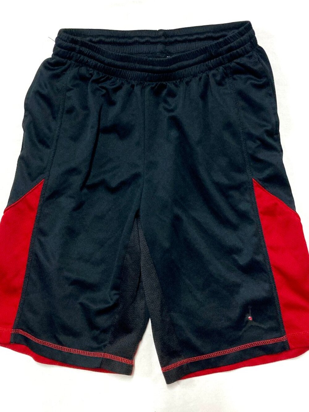 Nike Shorts Air Jordan Boys Size Large L Dri Fit Black Red